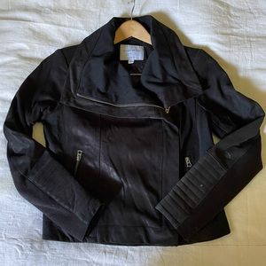 Suede Moto Jacket